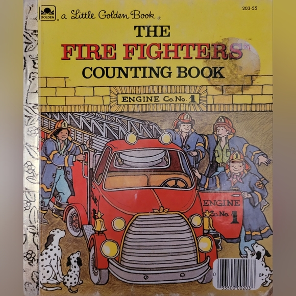 Vintage book "The Firefighters Counting Book" - Picture 1 of 1